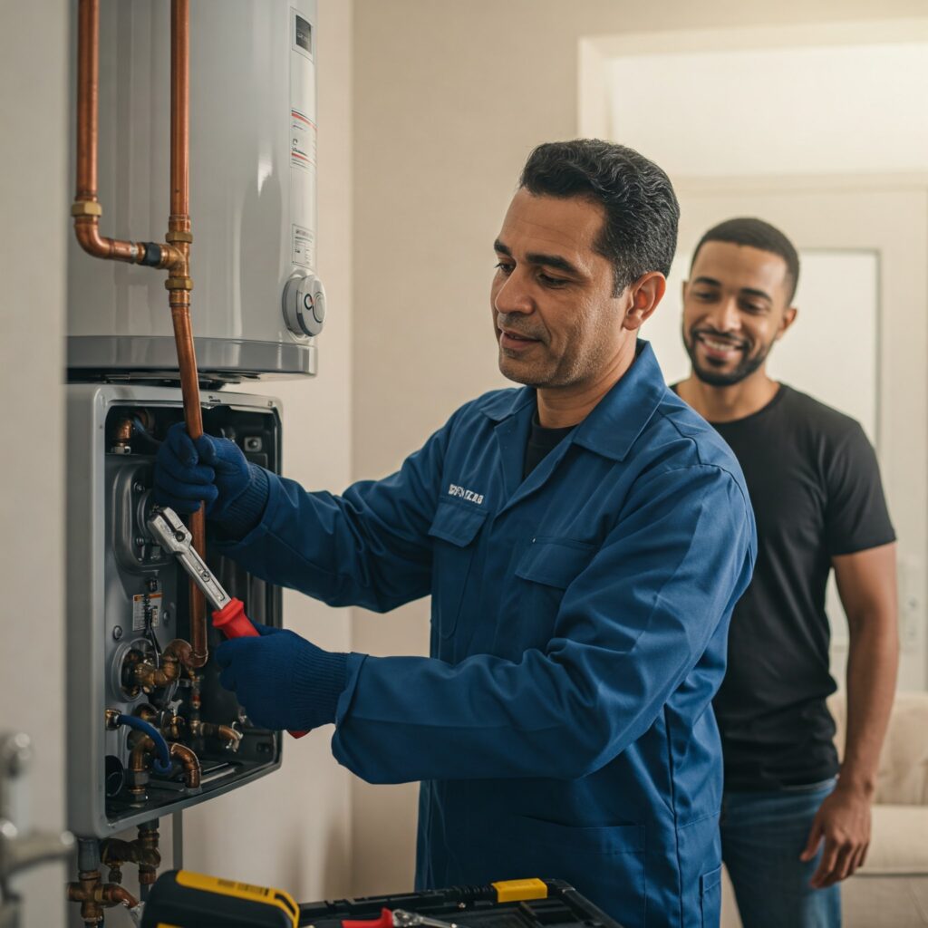 🏆 لماذا يختار العملاء صيانة فايلنت في الجيزة؟
من خلال سنوات من العمل مع عملائنا الكرام في محافظة الجيزة، وجدنا أن أغلب العملاء يفضلون خدمات صيانة فايلنت سخانات في الجيزة لأسباب عديدة، من أهمها:
الشفافية في أسعار الصيانة.
التعامل الاحترافي من فريق خدمة العملاء.
سرعة الوصول للمنازل والالتزام بالمواعيد.
الاهتمام بأدق التفاصيل أثناء الإصلاح.
تقديم فواتير وضمانات على جميع الخدمات.
📦 قطع الغيار الأصلية لسخانات فايلنت
نحن نوفر جميع قطع الغيار الأصلية المعتمدة من الشركة الأم في ألمانيا، ومنها:
حساس حرارة.
شمعات إشعال.
فلاتر مياه.
لوحة إلكترونية.
مضخات داخلية.
صمامات الأمان.
كل هذه القطع يتم تركيبها على يد مهندسين صيانة فايلنت المعتمدين وبتكلفة تنافسية، مع ضمان معتمد من توكيل فايلنت في الجيزة.
📅 خطوات طلب صيانة سخان فايلنت في الجيزة
لضمان سهولة حصولك على الخدمة، قم باتباع الخطوات التالية:
اتصل على الخط الساخن فايلنت 17412.
قم بتحديد نوع العطل وموديل السخان.
سيتم تحديد أقرب موعد مناسب للزيارة.
يصل إليك الفني ويقوم بفحص شامل للسخان.
يتم تحديد الأعطال وشرح تفاصيل التكلفة.
بدء الإصلاح أو استبدال القطع التالفة.
تسلمك فاتورة وضمان على الخدمة.
💬 خدمة ما بعد الصيانة من فايلنت
بعد الانتهاء من الصيانة، لا تنتهي علاقتنا بك، بل تبدأ خدمة المتابعة ما بعد الصيانة التي تشمل:
مكالمة لمتابعة أداء السخان بعد 48 ساعة.
نصائح دورية للحفاظ على الجهاز.
صيانة وقائية بعد 6 أشهر مجانًا (في بعض العروض).
إمكانية الاشتراك في برنامج الصيانة السنوي المخفض.
🎯 عروض خاصة على صيانة فايلنت سخانات في الجيزة
بمناسبة الموسم الجديد، نقدم عروضًا خاصة تشمل:
خصم 25% على الكشف والصيانة للعملاء الجدد.
خصومات على قطع الغيار.
خدمة طارئة خلال 60 دقيقة بدون رسوم إضافية في الجيزة.
اشتراك سنوي بأقل من سعر الزيارة الواحدة.
🏘️ نغطي جميع أحياء الجيزة في صيانة سخانات فايلنت
نحن نوفر خدماتنا في جميع مناطق الجيزة مثل:
الهرم
فيصل
الدقي
المهندسين
إمبابة
أكتوبر
بولاق الدكرور
الوراق
العجوزة
البدرشين
الصف
سواء كنت في قلب المدينة أو في المناطق المحيطة، فقط اتصل على الخط الساخن فايلنت 17412 وسنصلك في أسرع وقت.
🔐 الأمان أولويتنا في صيانة سخانات فوري فايلنت
لأن السخان جزء أساسي من حياة الأسرة، فإننا نركز على الأمان كأولوية في خدماتنا، لذا:
نتأكد من سلامة صمامات الأمان.
نفحص توصيلات الغاز والمياه.
نضبط درجة الحرارة لتناسب الاستخدام اليومي.
نختبر الجهاز بعد الإصلاح لضمان التشغيل الآمن.
✨ خاتمة: فايلنت شريكك في الراحة والأمان
سواء كنت تواجه مشكلة بسيطة أو عطل معقد، نحن هنا في صيانة فايلنت سخانات في الجيزة لنقدم لك خدمة سريعة، موثوقة، وآمنة. فريقنا مستعد لخدمتك يوميًا عبر الخط الساخن فايلنت 17412. لا تتردد، دعنا نعيد لسخانك كفاءته، ولنمط حياتك الراحة التي تستحقها.
📞 اتصل الآن واستفد من العروض الحالية: 17412
