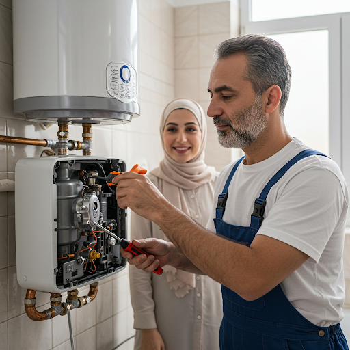 صيانة سخان كلاج